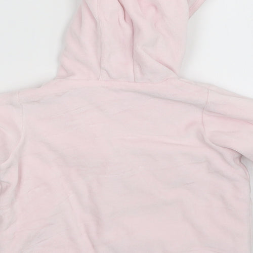 M&S Girls Pink   Full Zip Jumper Size 9-12 Months