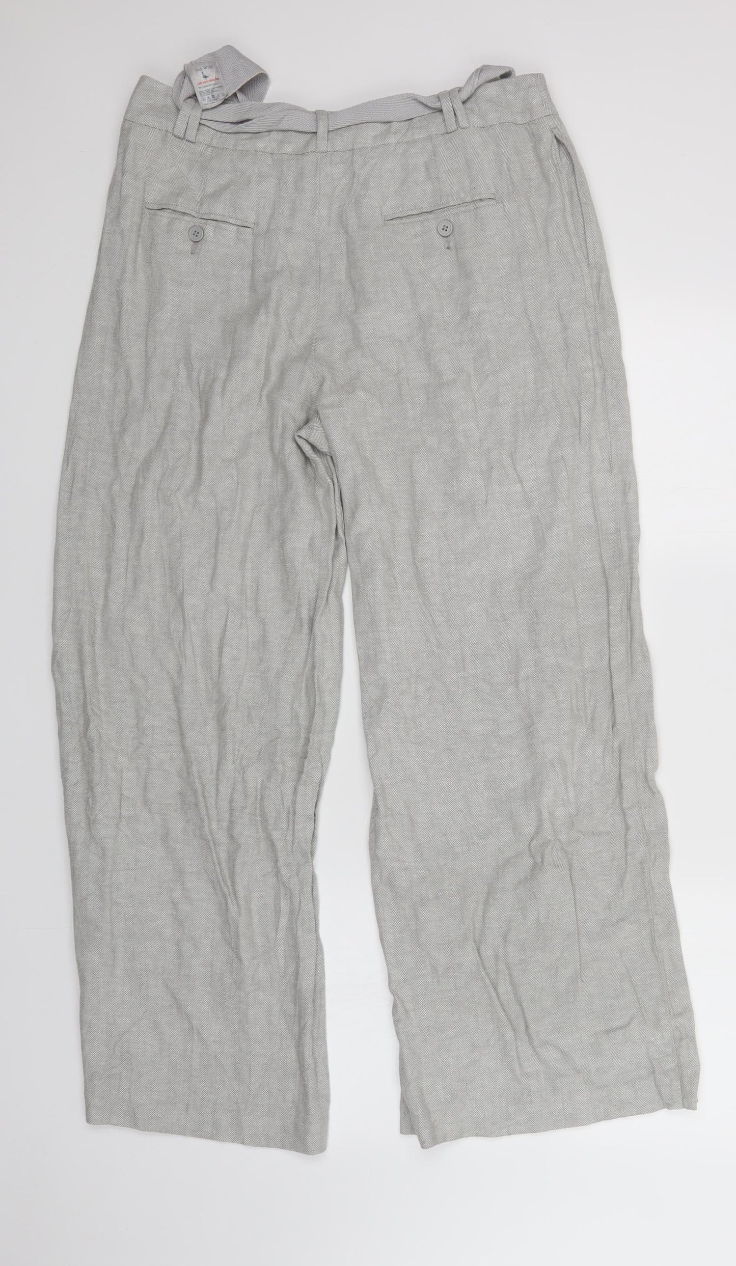 M&S Womens Grey   Trousers  Size 16 L30 in