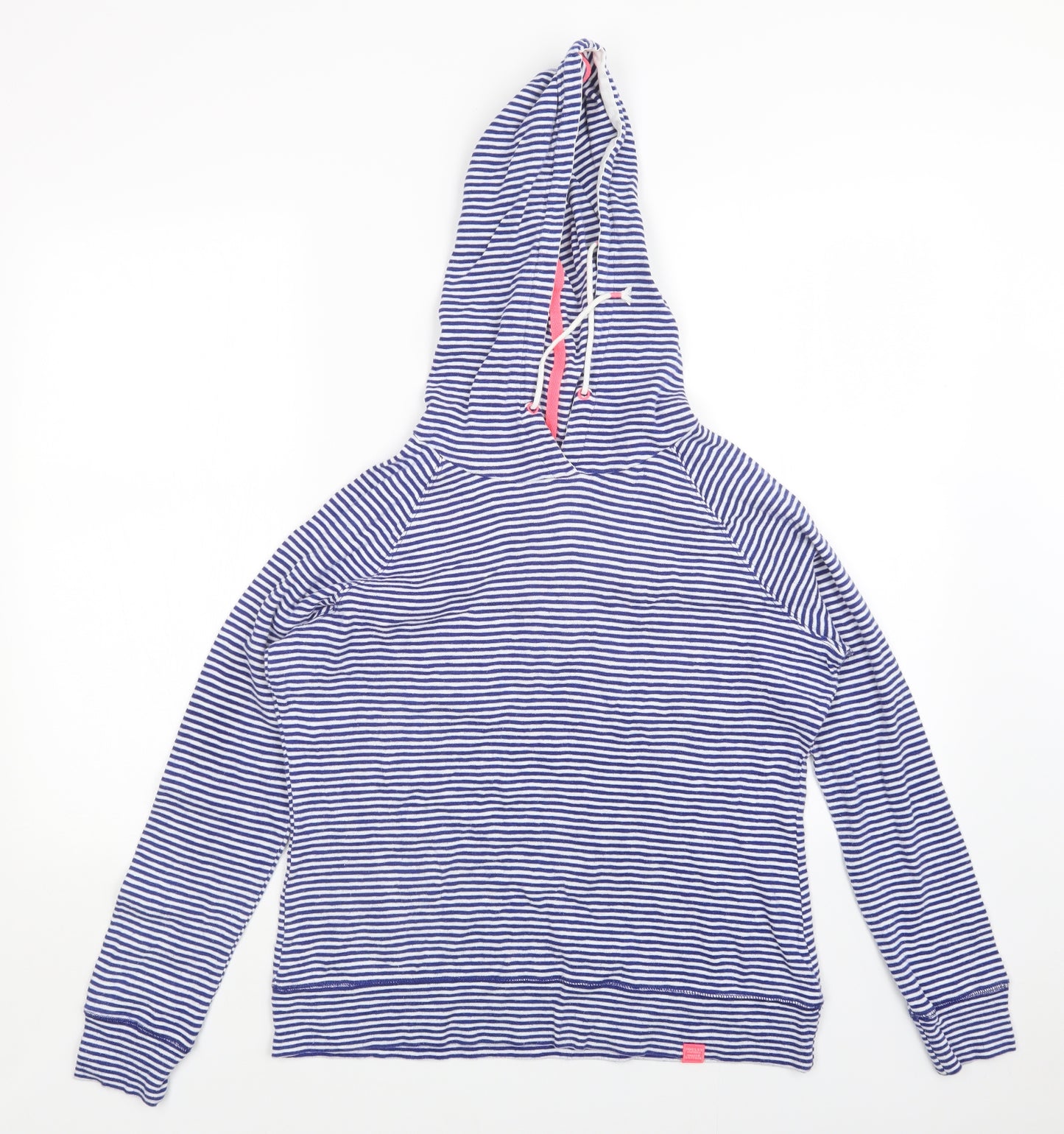 Jules Womens Multicoloured Striped  Pullover Hoodie Size 14