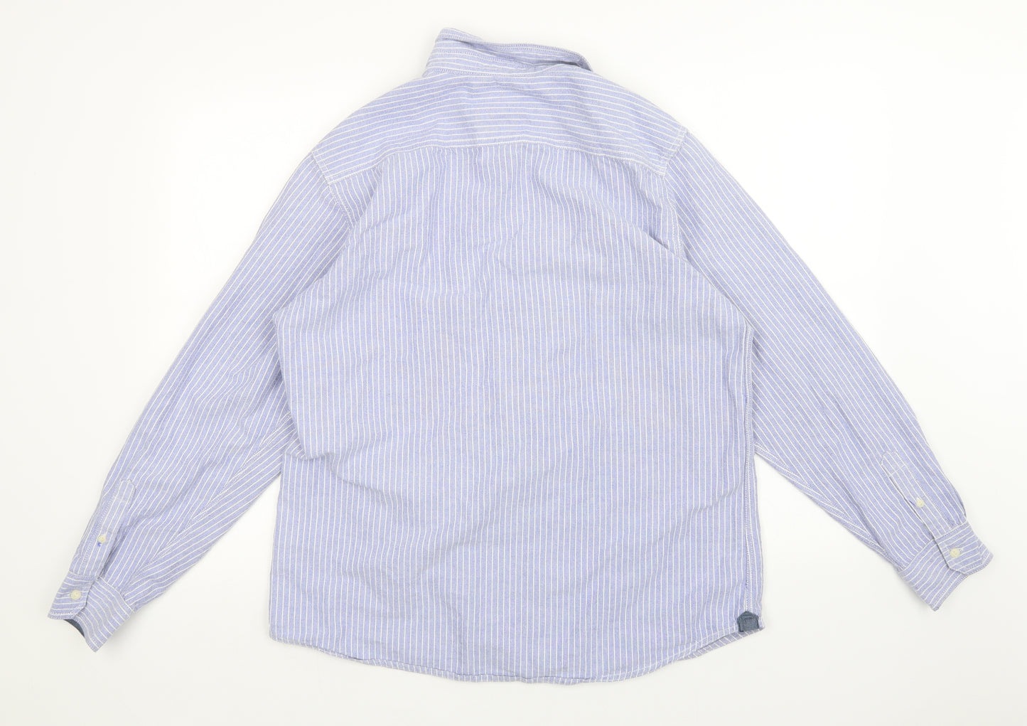 Boston Crew Mens Multicoloured Striped   Button-Up Size L