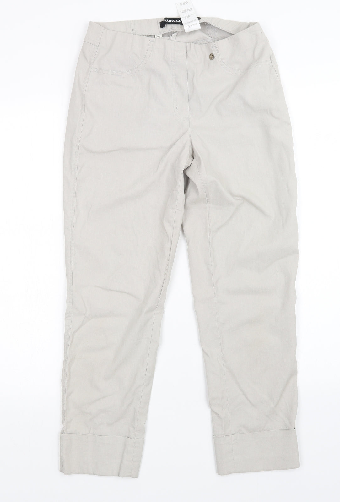 Robel Womens Beige   Trousers  Size 10 L26 in