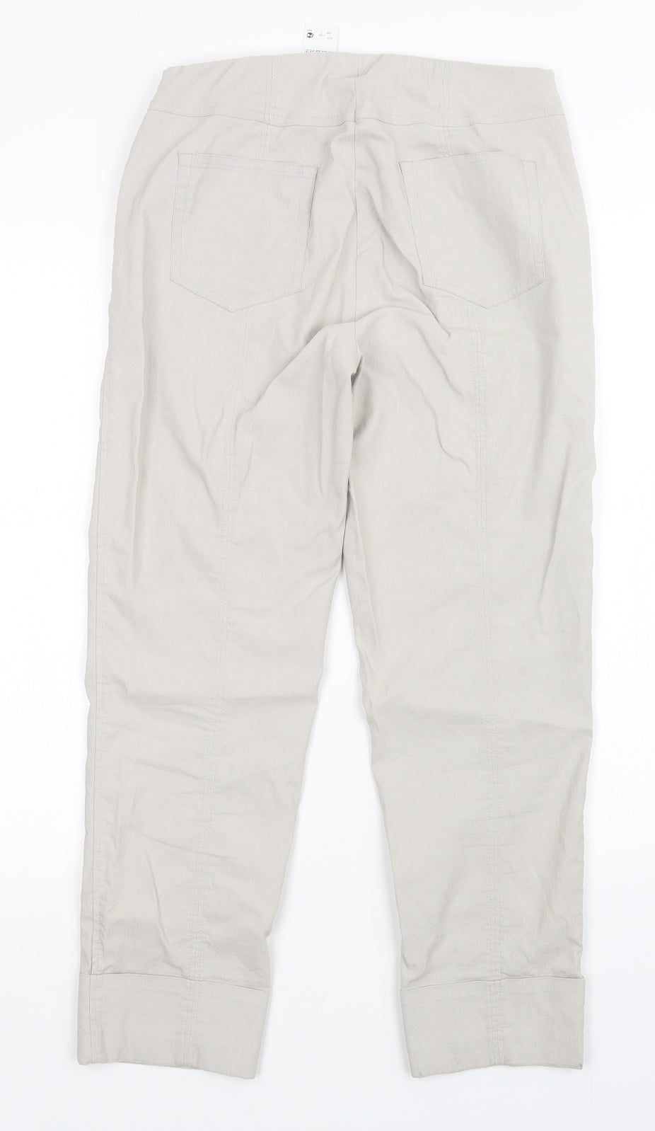 Robel Womens Beige   Trousers  Size 10 L26 in