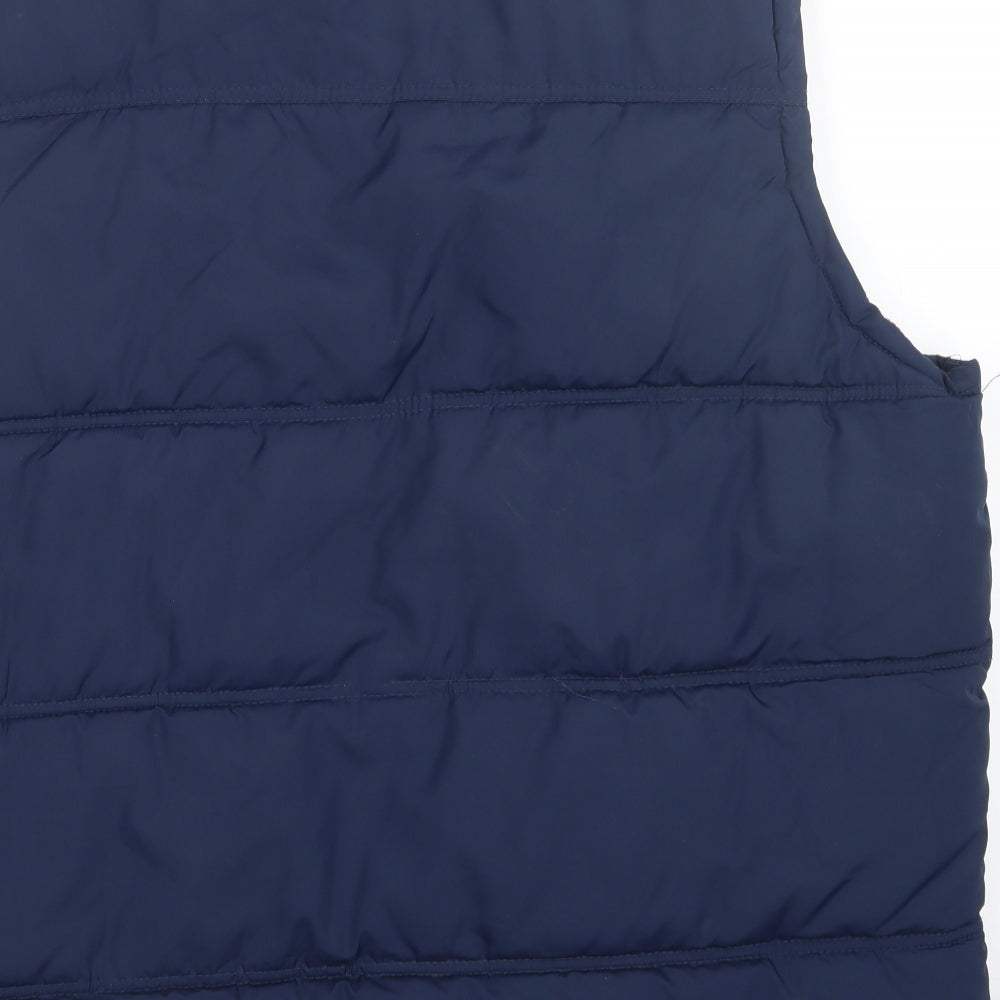 F&F Mens Blue   Gilet Coat Size 3XL