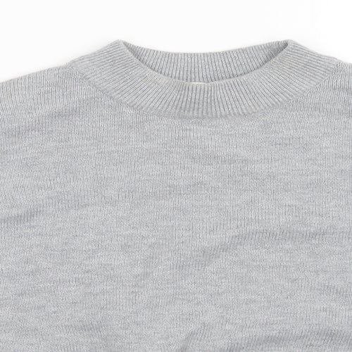 H&M Womens Grey   Pullover Sweatshirt Size M