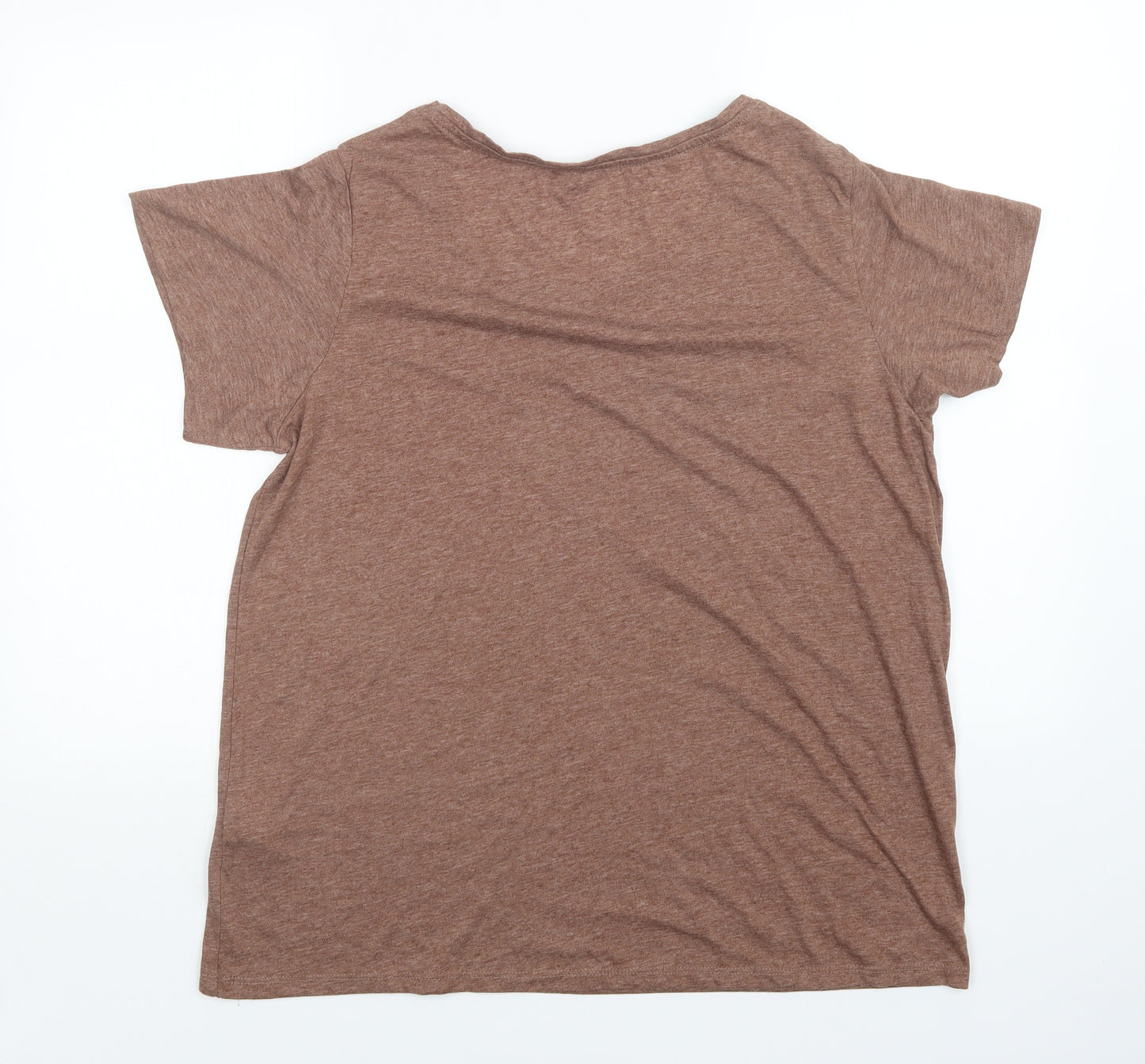 Primark Womens Brown   Basic T-Shirt Size XL