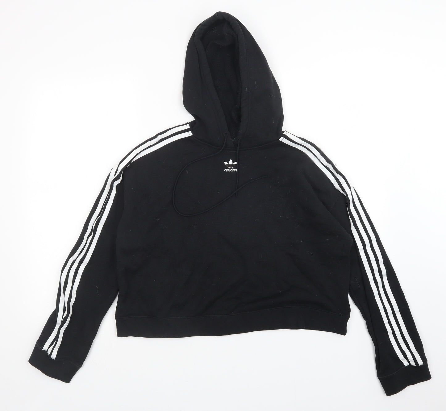 adidas Womens Black   Pullover Hoodie Size 16