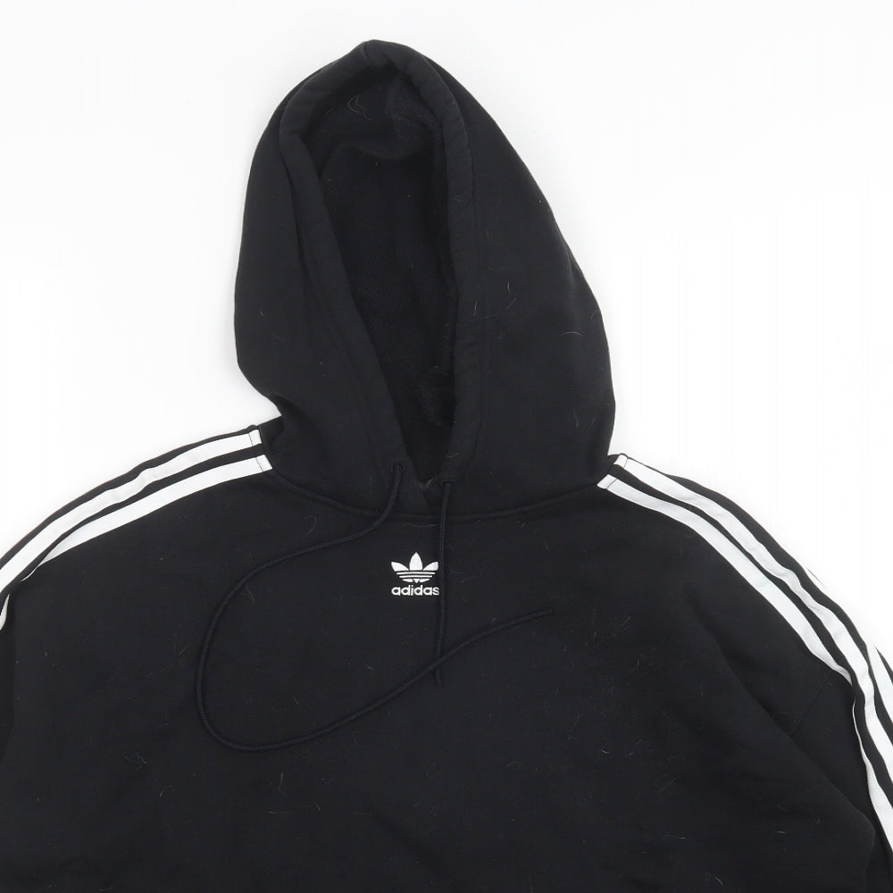 adidas Womens Black   Pullover Hoodie Size 16