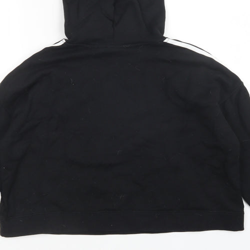 adidas Womens Black   Pullover Hoodie Size 16