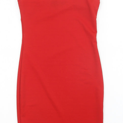 PRETTYLITTLETHING Womens Red   Mini  Size 8