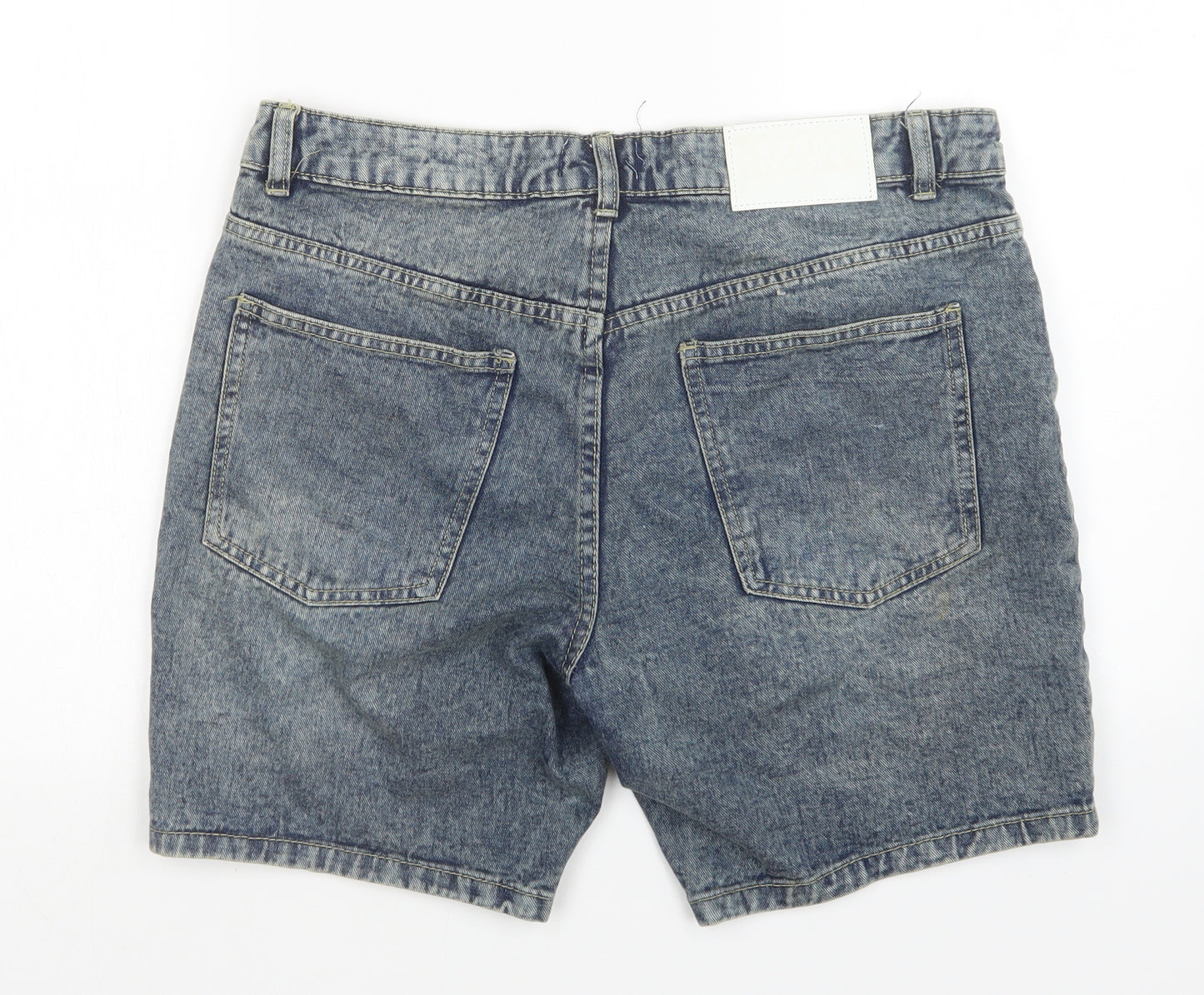 Boohoo Mens Blue   Bermuda Shorts Size 32