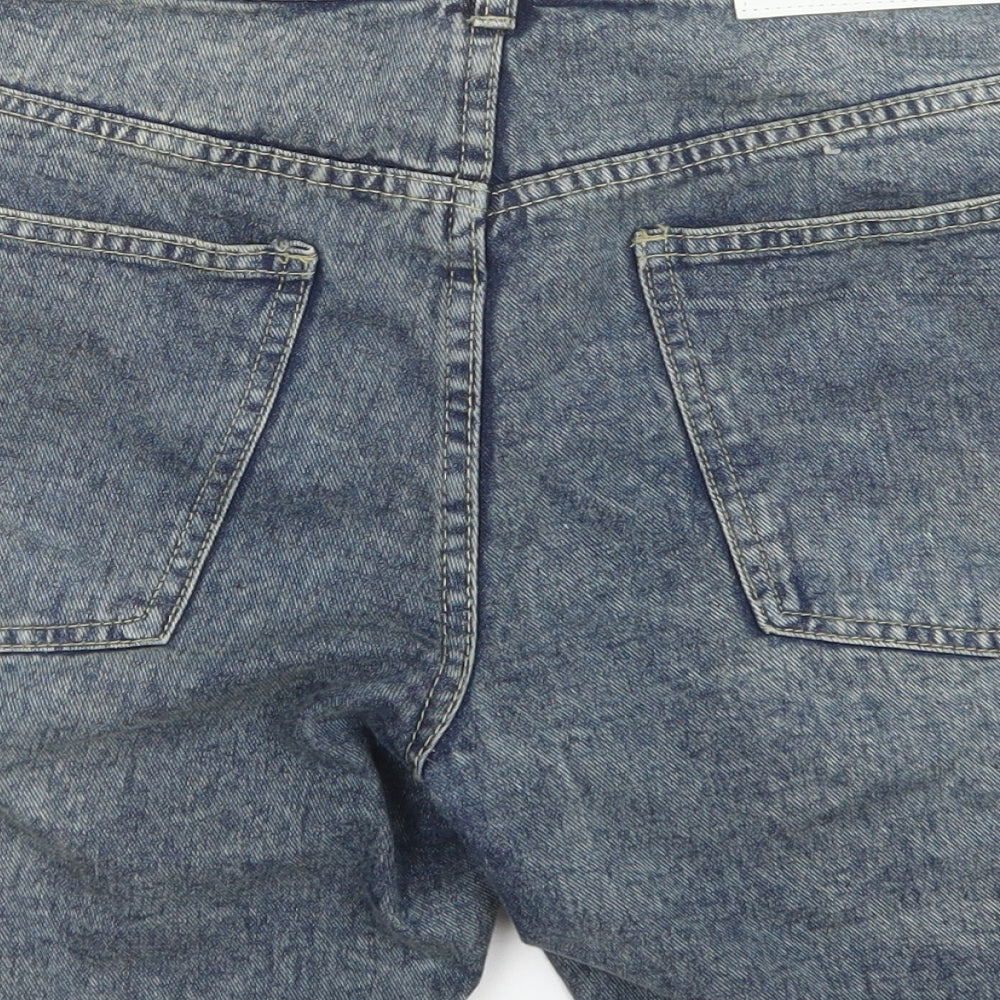 Boohoo Mens Blue   Bermuda Shorts Size 32