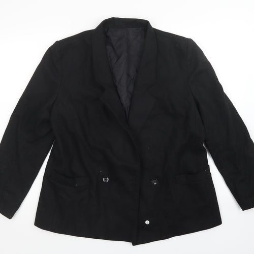 Littlewoods Womens Black   Jacket Blazer Size 16