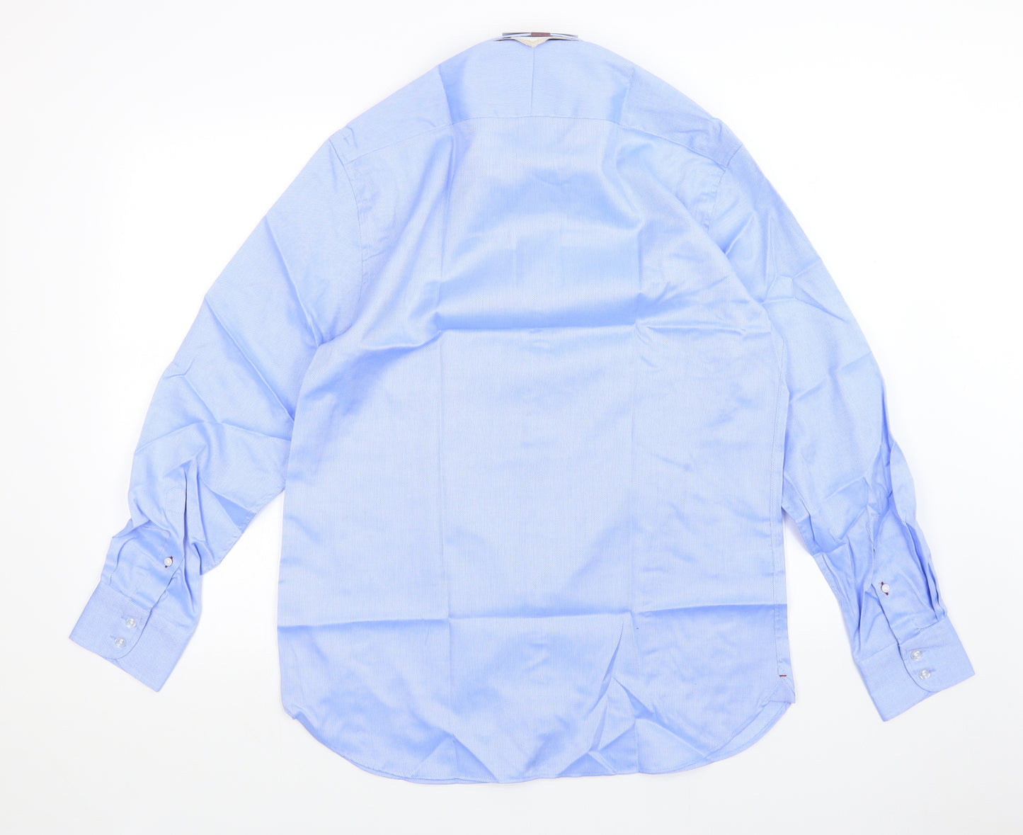 M&S Mens Blue    Dress Shirt Size 16