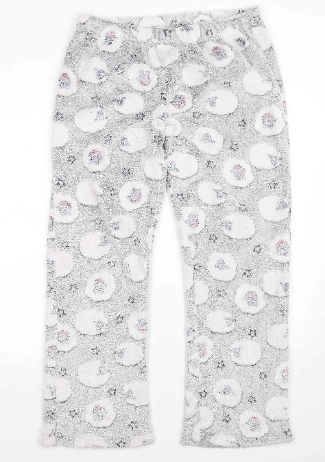 TU Womens Grey Animal Print   Pyjama Pants Size 16