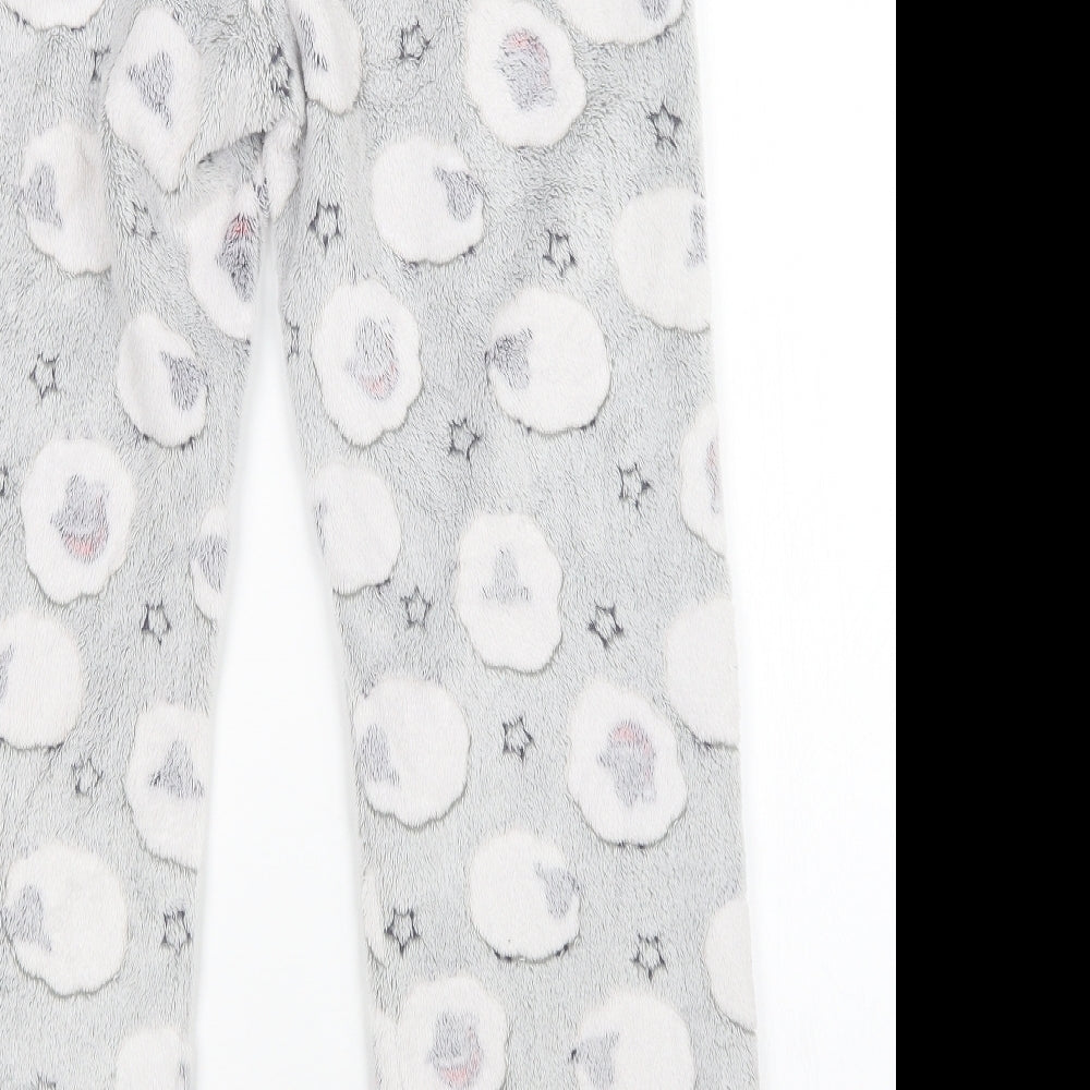 TU Womens Grey Animal Print   Pyjama Pants Size 16