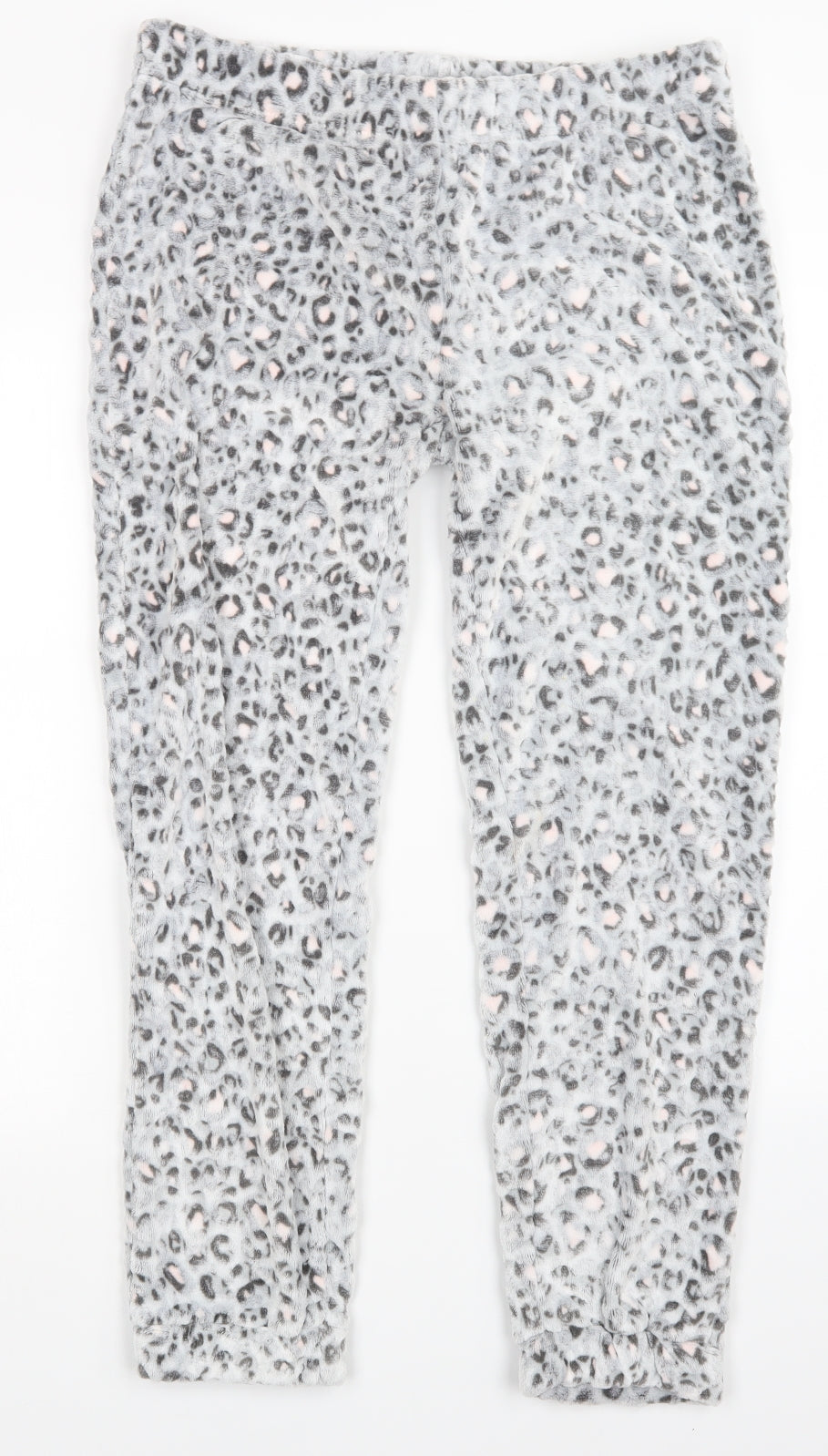 Debenhams Womens Grey Animal Print   Pyjama Pants Size 12