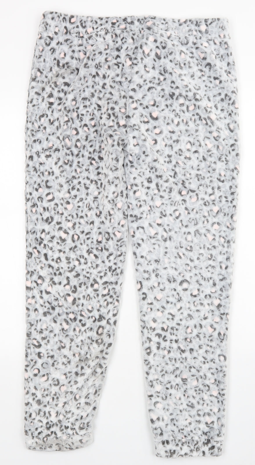 Debenhams Womens Grey Animal Print   Pyjama Pants Size 12