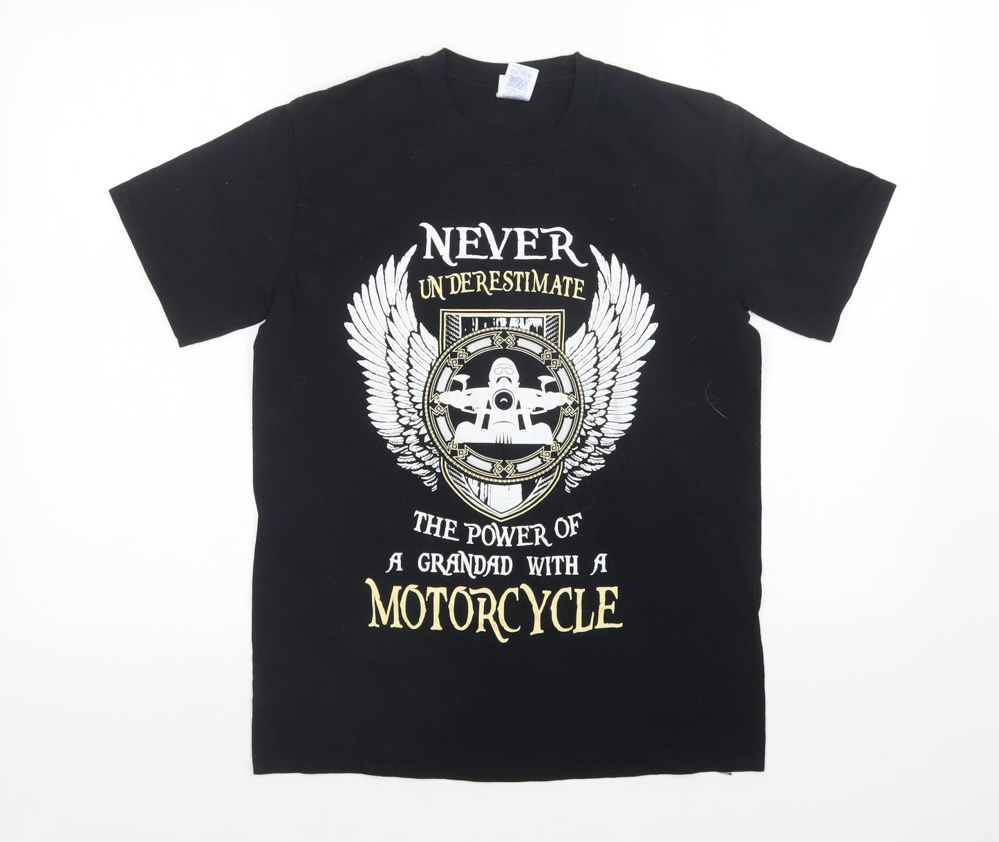 Gildan Mens Black    T-Shirt Size M