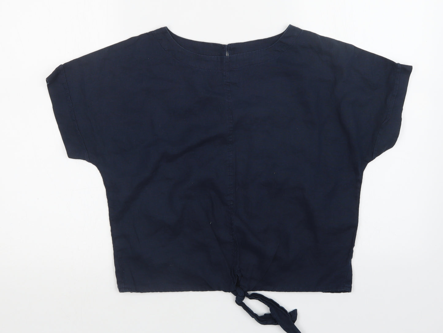 M&S Womens Blue   Basic Blouse Size 10