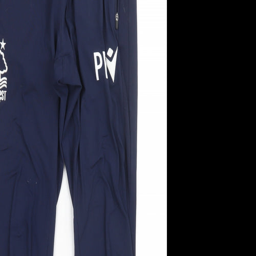 Macron Mens Blue   Jogger Trousers Size M L28 in - Nottingham Forest FC
