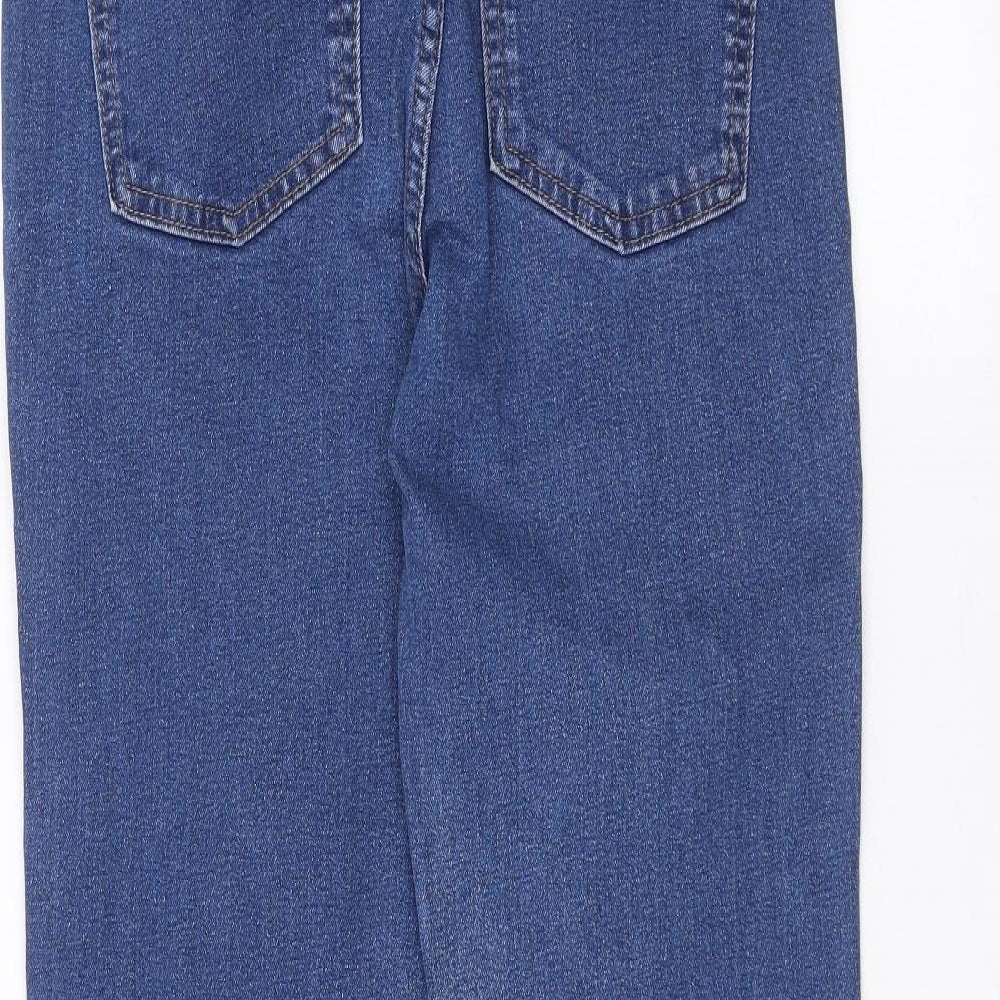 Marks and Spencer Womens Blue  Denim Straight Jeans Size 12 L23 in
