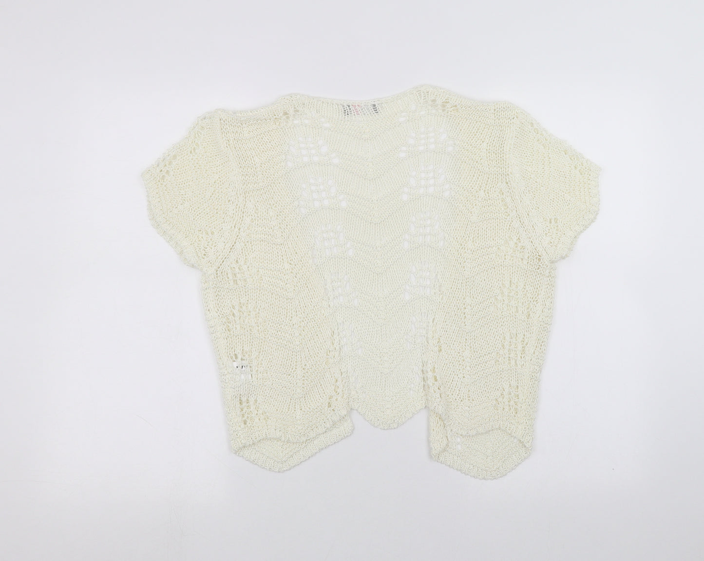 Per Una Womens White   Cardigan Jumper Size 14
