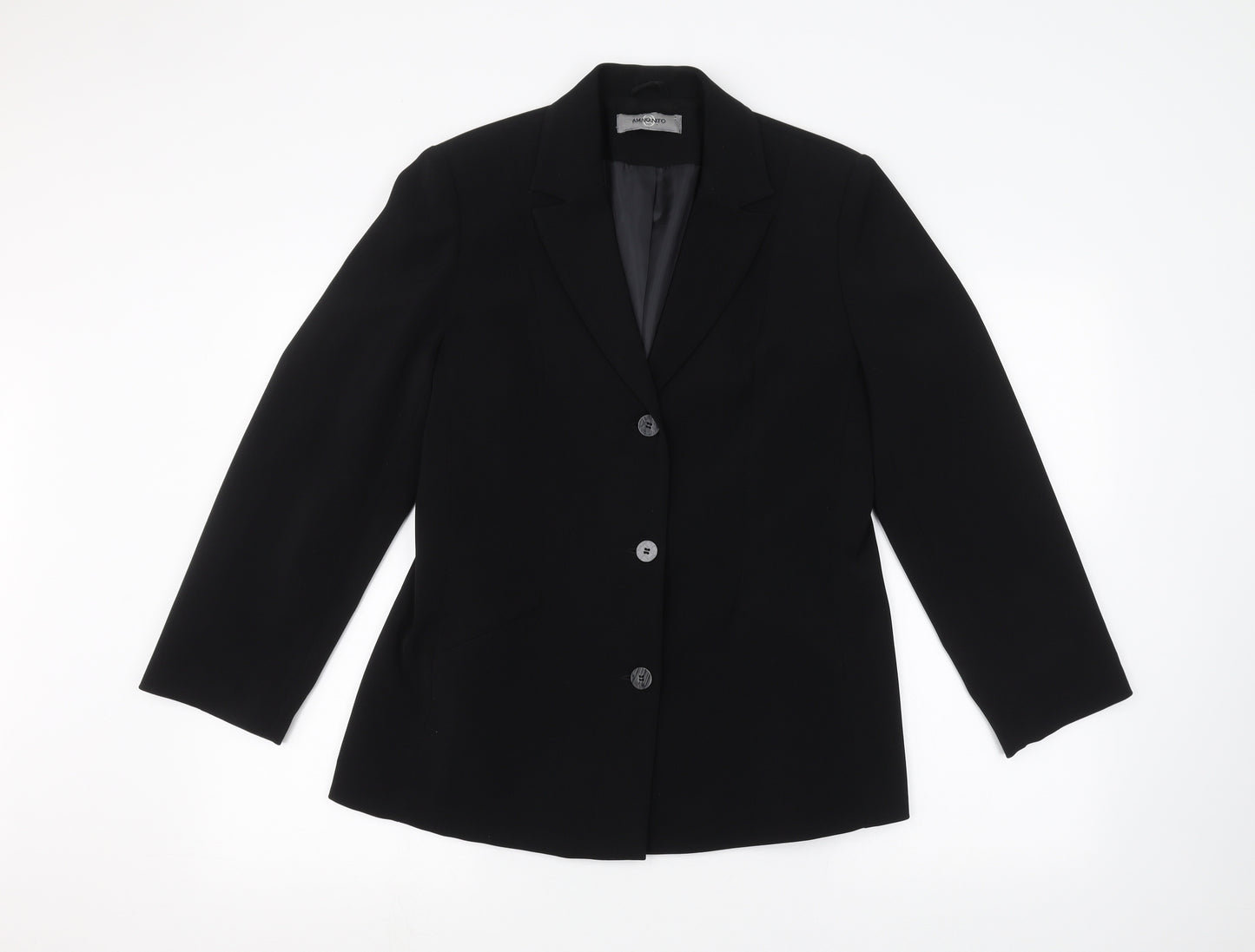ameranto Womens Black   Jacket  Size 14