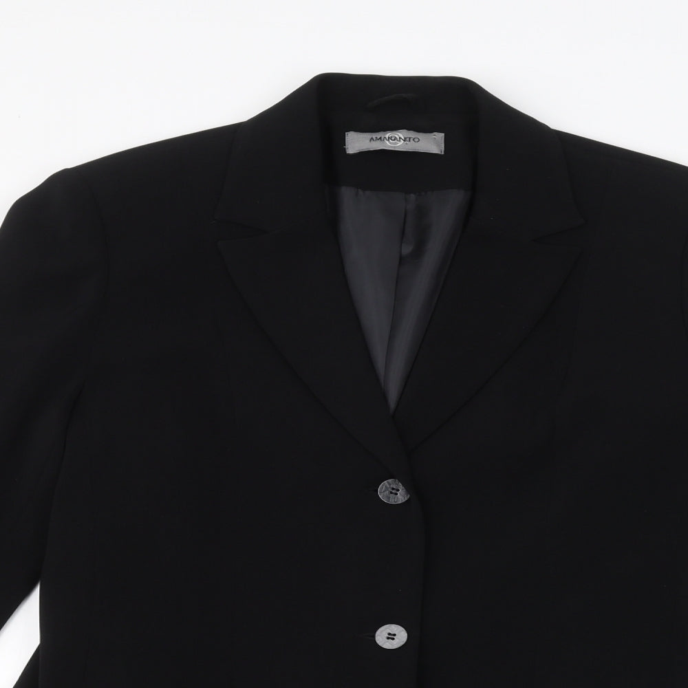 ameranto Womens Black   Jacket  Size 14