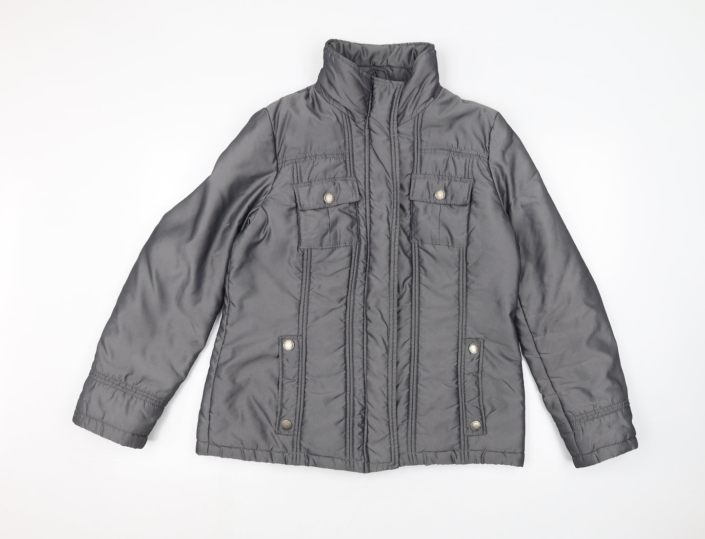 Maine New England Womens Grey   Jacket  Size 12