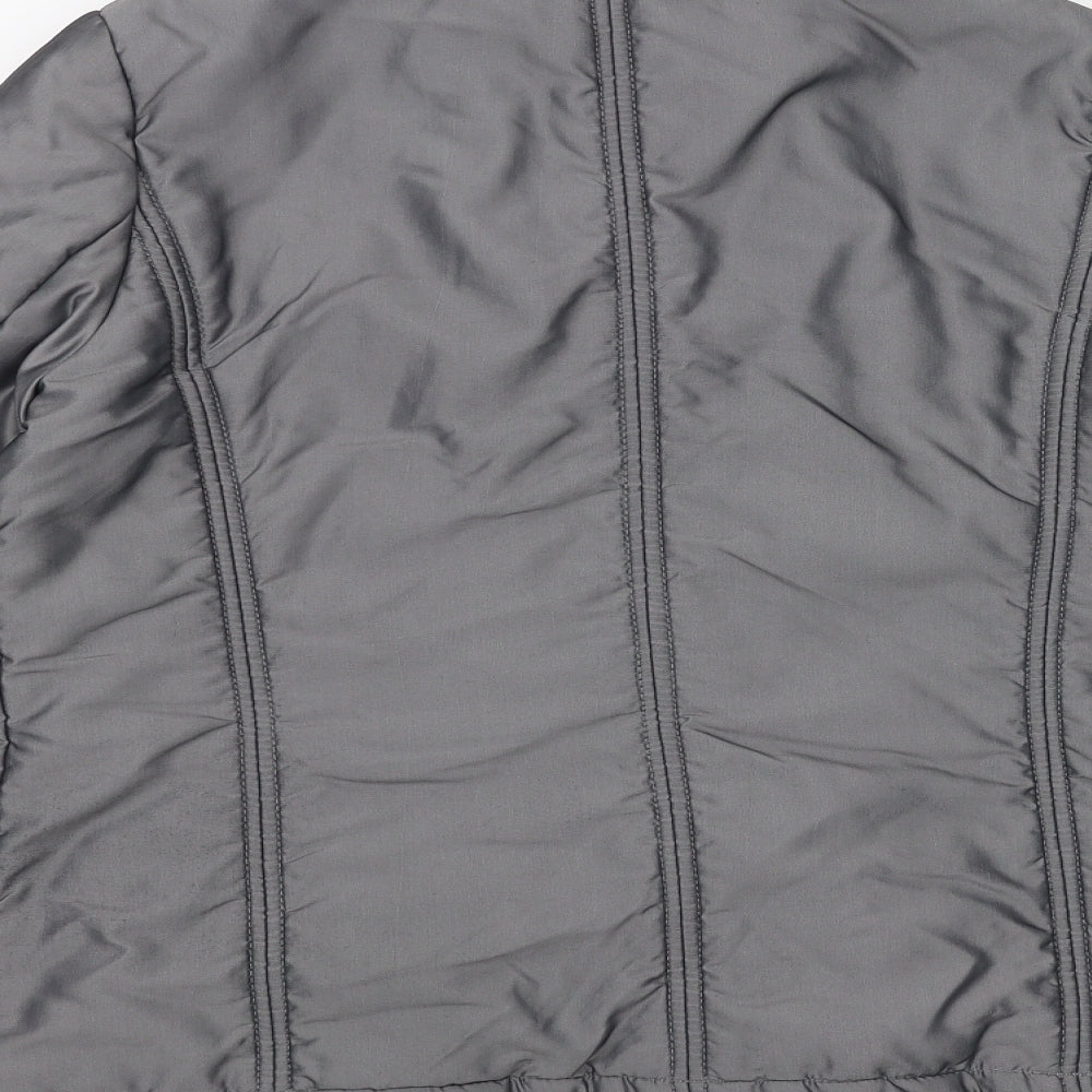 Maine New England Womens Grey   Jacket  Size 12