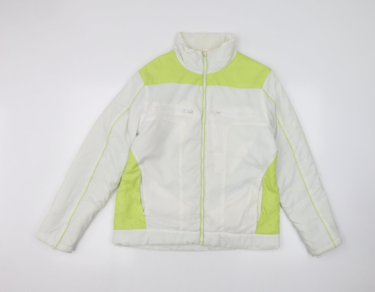 B-12 Womens White   Jacket  Size M