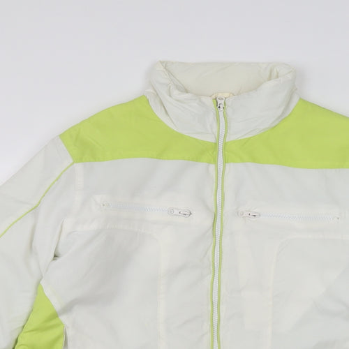 B-12 Womens White   Jacket  Size M