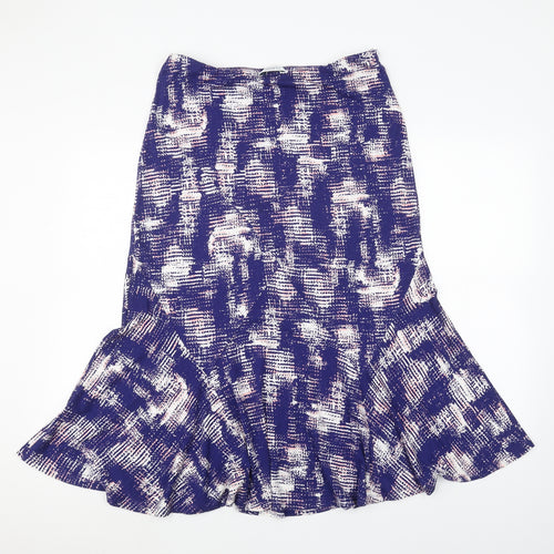 Marks and Spencer Womens Blue Floral  Pettiskirt Skirt Size 12