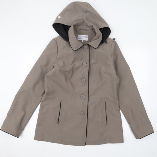 debinhams Womens Green   Parka Coat Size 12