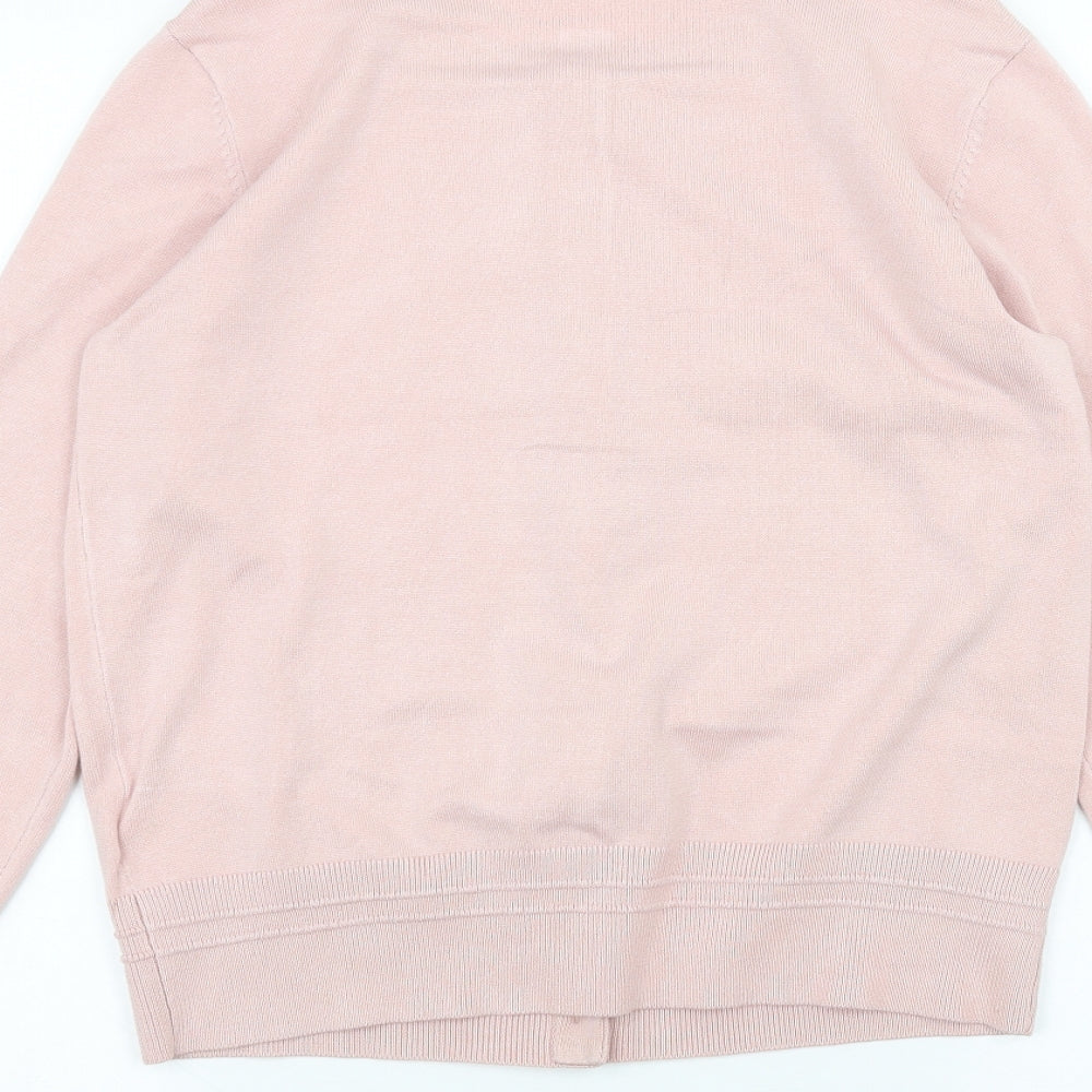 Principles Womens Pink   Cardigan Jumper Size 12