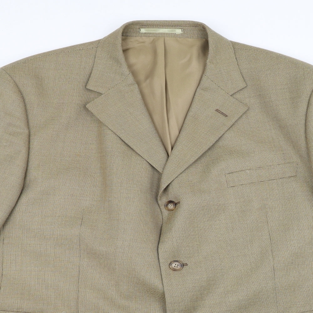Marks and Spencer Mens Brown   Jacket Suit Jacket Size 46