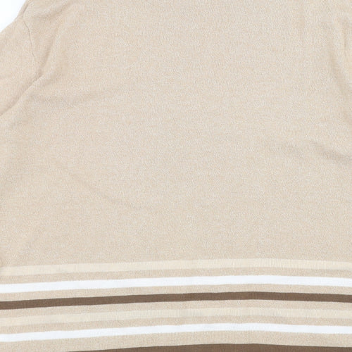 Principles Womens Brown   Basic T-Shirt Size 10