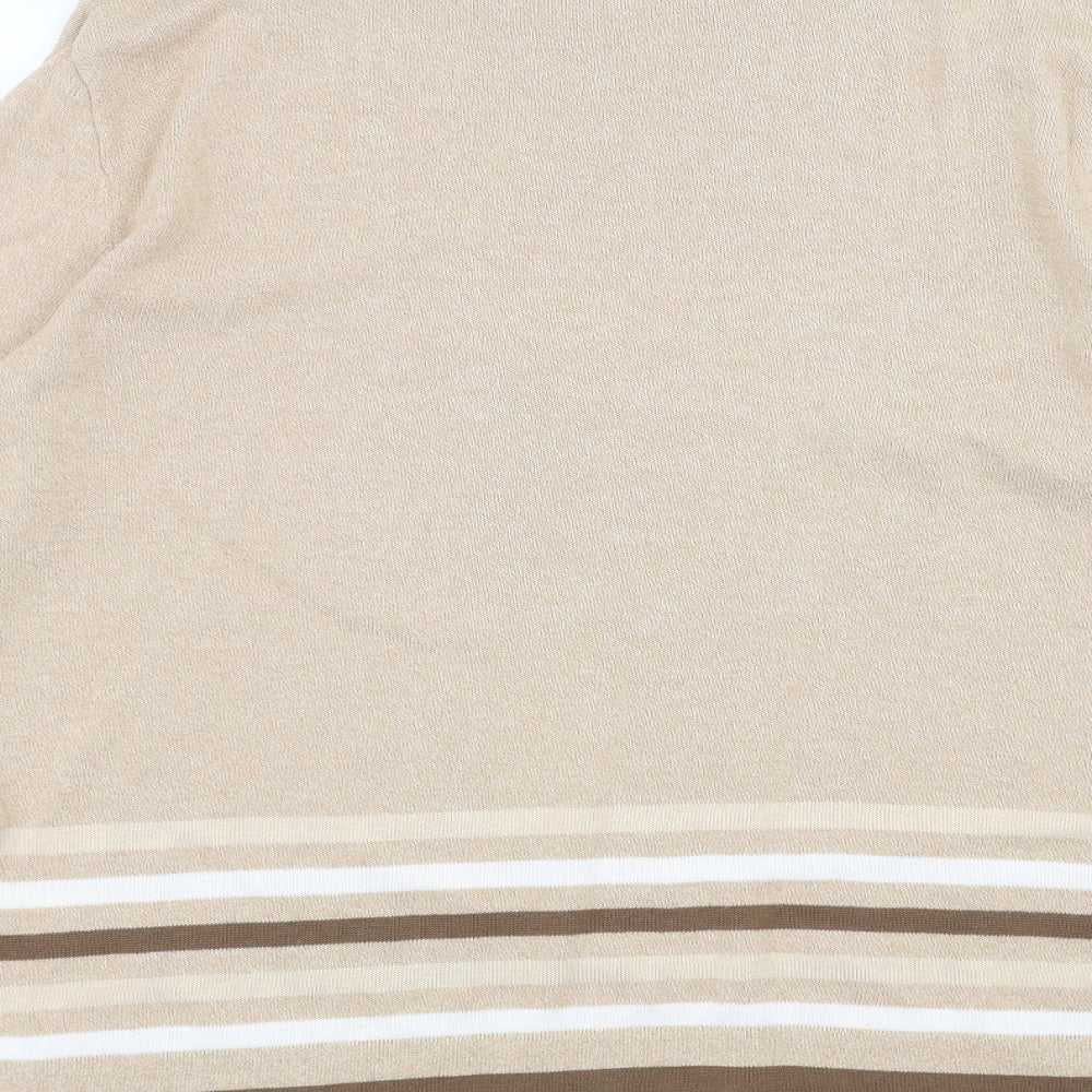 Principles Womens Brown   Basic T-Shirt Size 10
