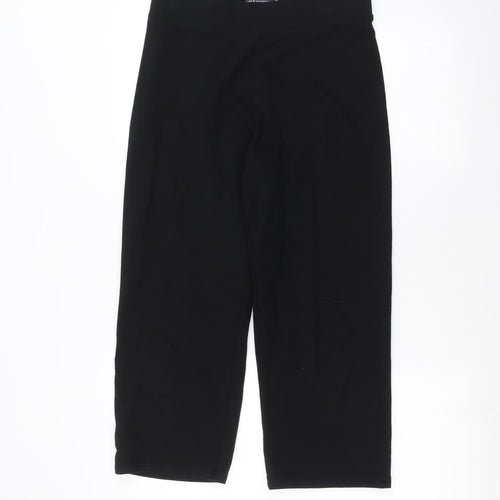 Marks and Spencer Womens Black   Trousers  Size 10 L21 in