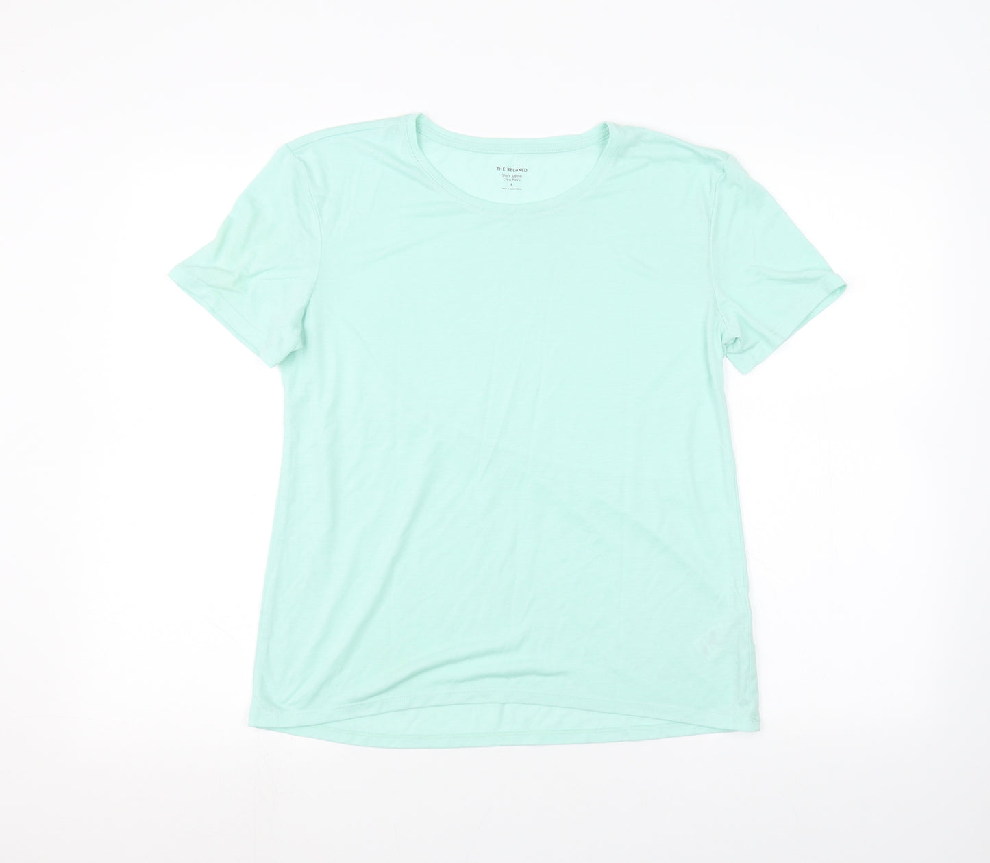 Marks and Spencer Womens Green   Basic T-Shirt Size 8