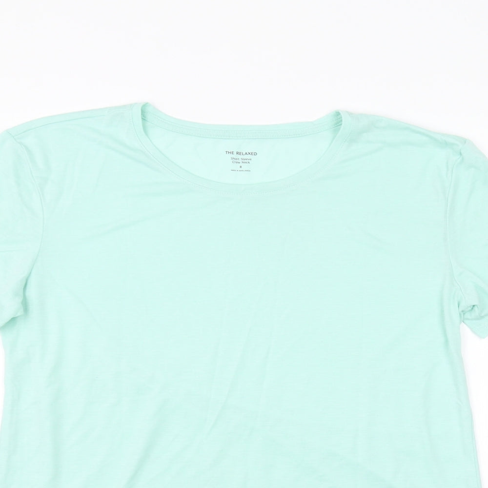 Marks and Spencer Womens Green   Basic T-Shirt Size 8