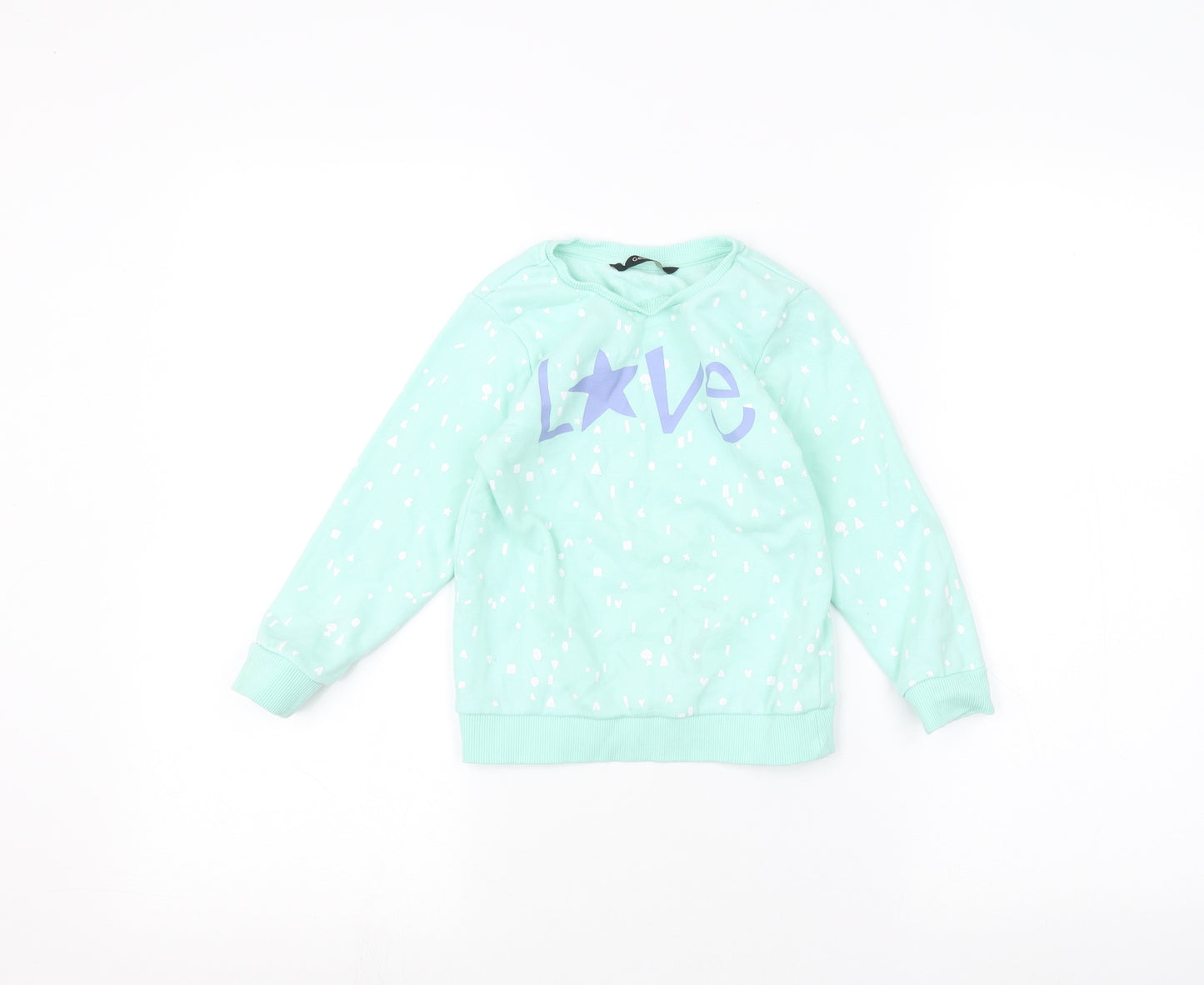 George Girls Blue   Pullover Jumper Size 3-4 Years