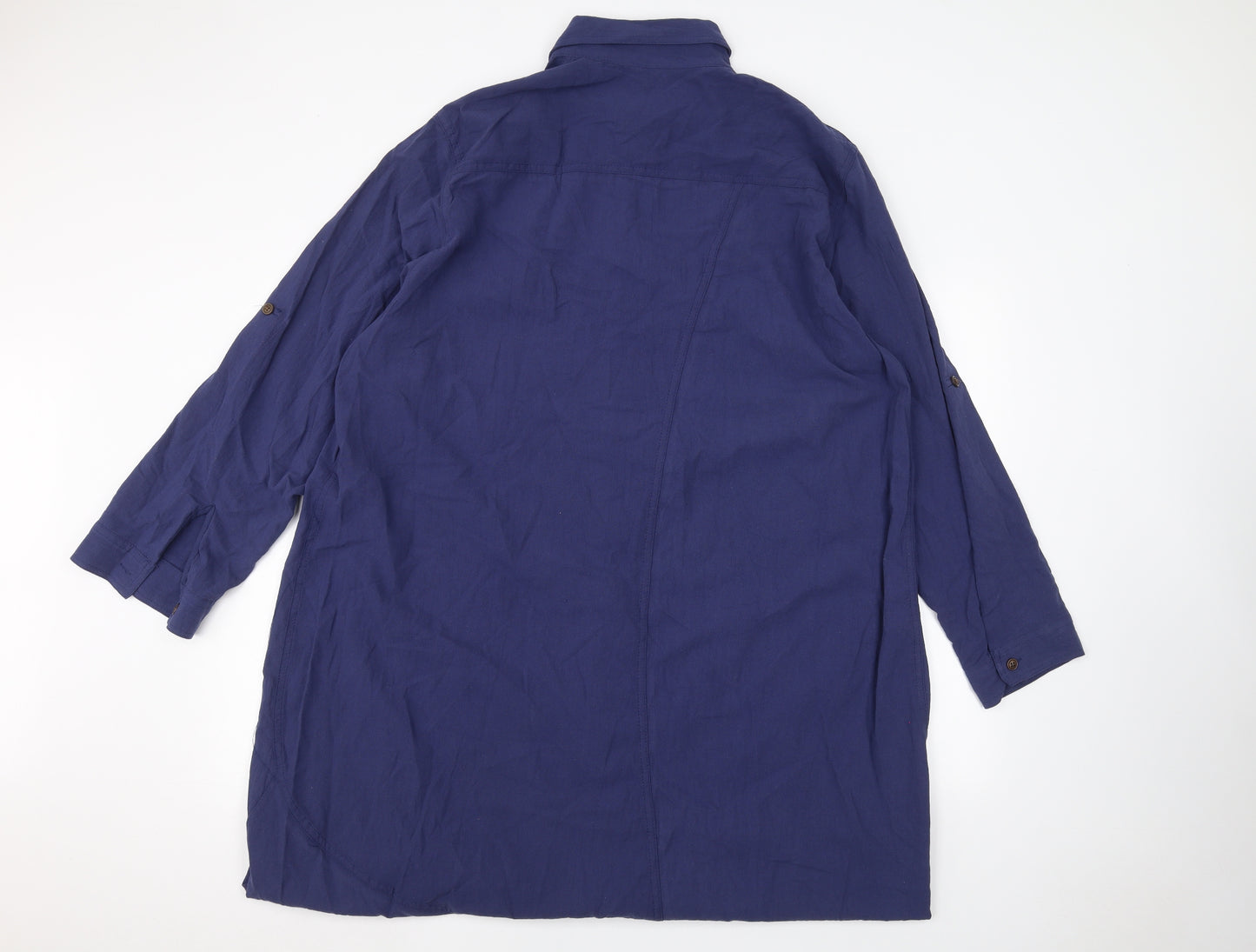 Anself Mens Blue    Dress Shirt Size 4XL