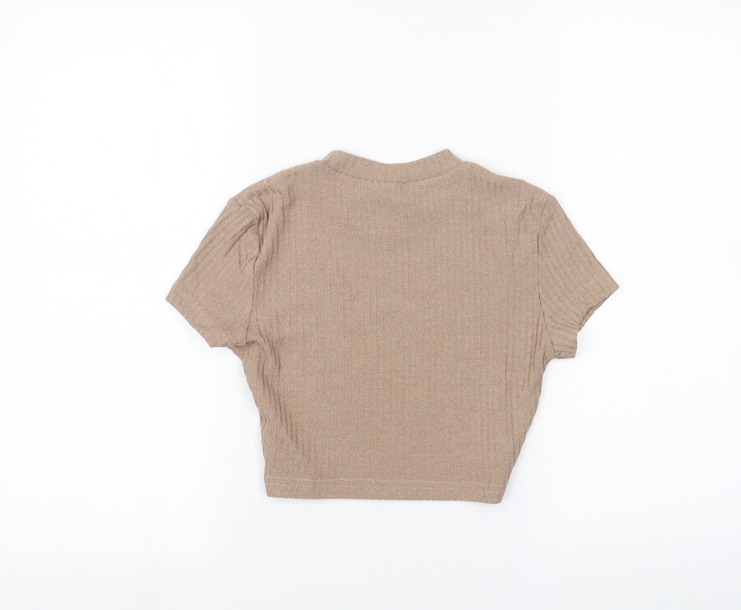 SheIn Womens Brown   Basic T-Shirt Size XS