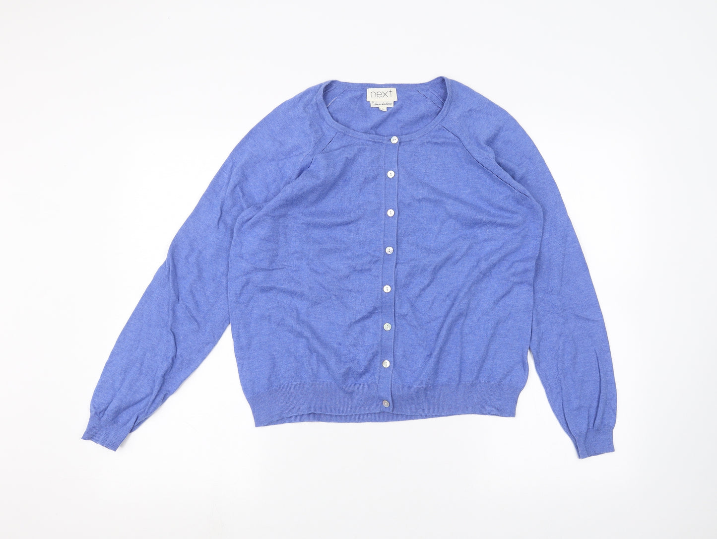NEXT Womens Blue   Cardigan Jumper Size 16