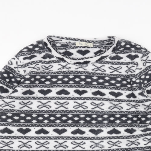 Primark Womens White   Pullover Jumper Size L