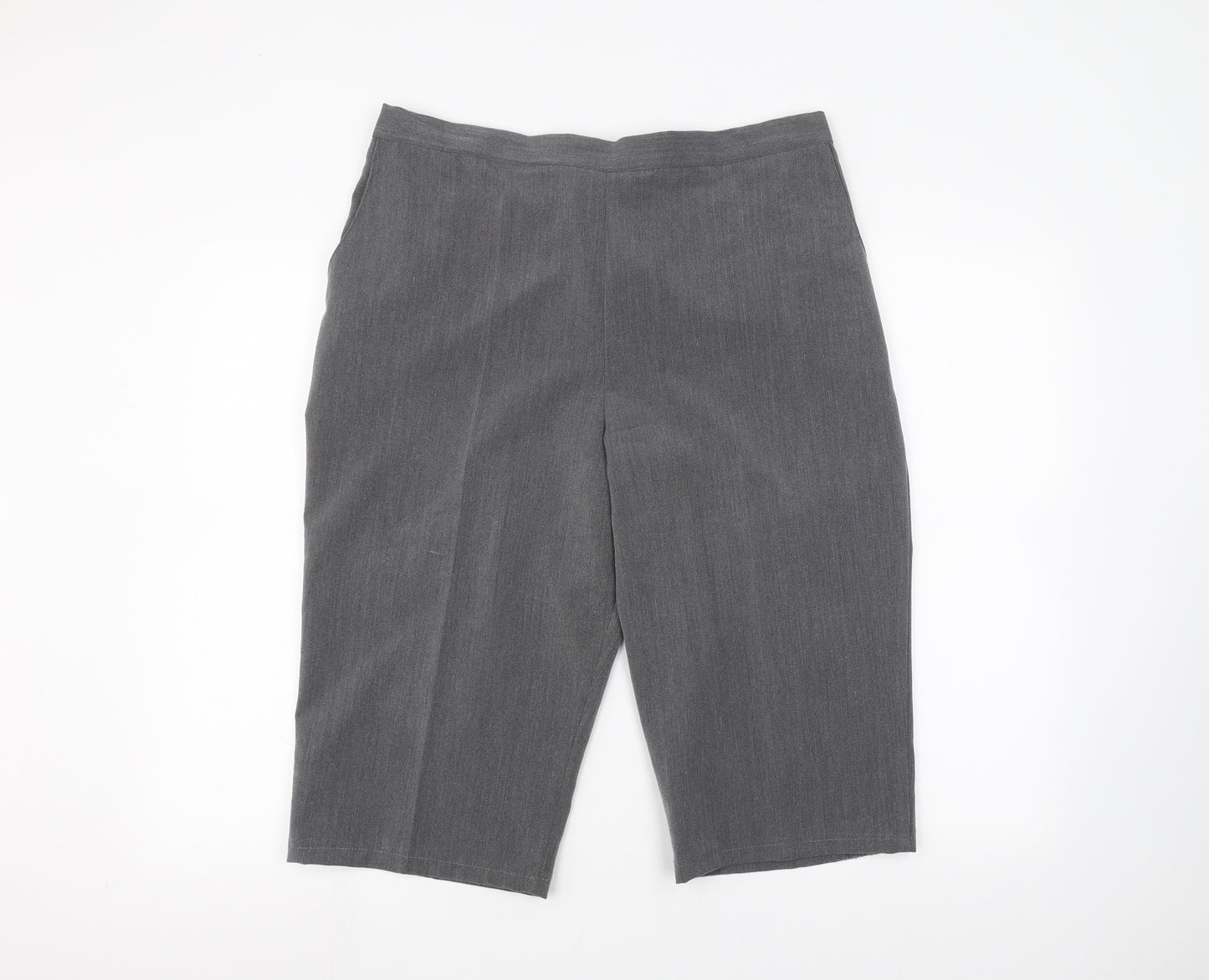 Preworn Womens Grey   Bermuda Shorts Size 20