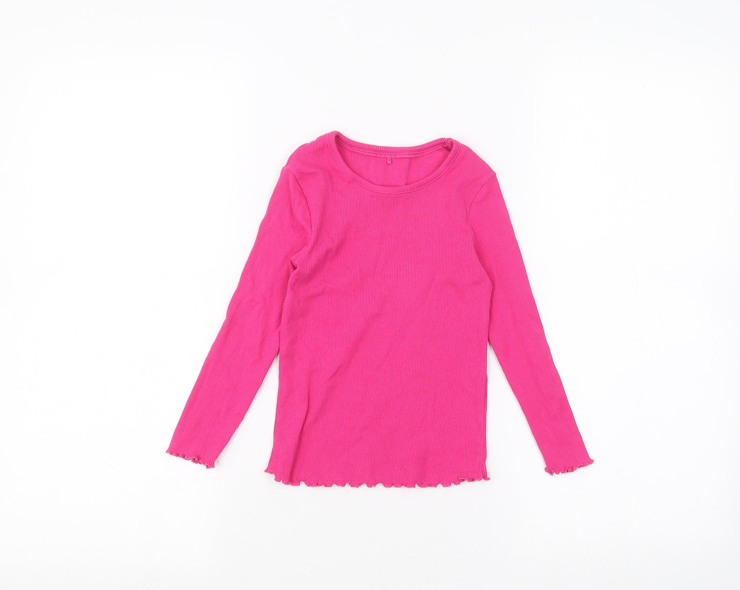 George Girls Pink   Basic T-Shirt Size 3-4 Years