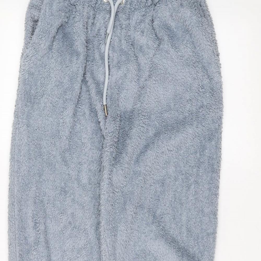Boohoo Womens Blue   Sweatpants Trousers Size 10 L27 in