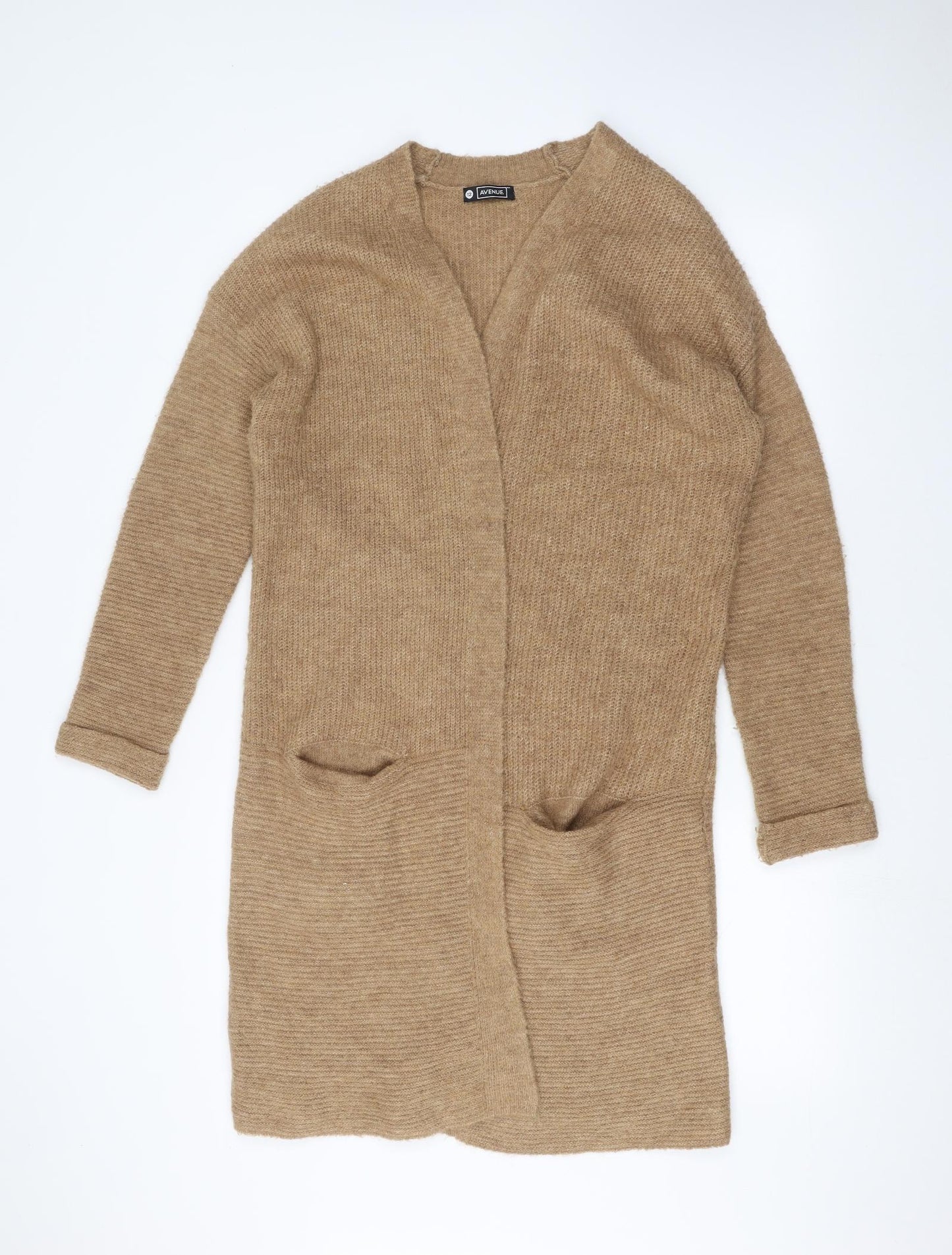 Avenue Womens Brown   Jacket Coatigan Size 12